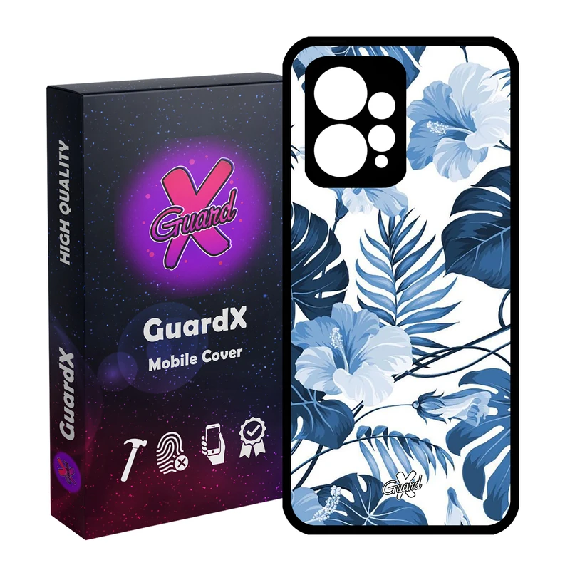 کاور گارد ایکس طرح Flower مدل Glass10354 مناسب برای گوشی موبایل شیائومی Redmi Note 12 4G