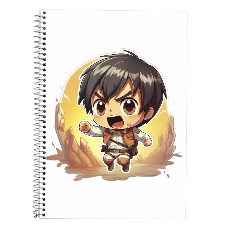 دفتر زبان 50 برگ مدوپد مدل دوخط طرح تایتان Titan کد DF11816