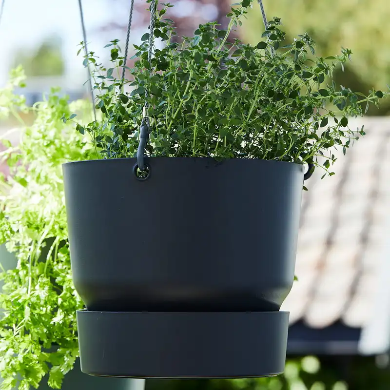 اویز گلدان مدل دهکده سبز