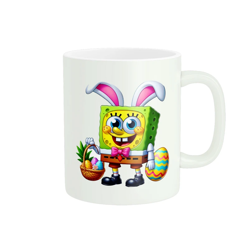 ماگ پاد آفرین طرح باب اسفنجی کد 1871