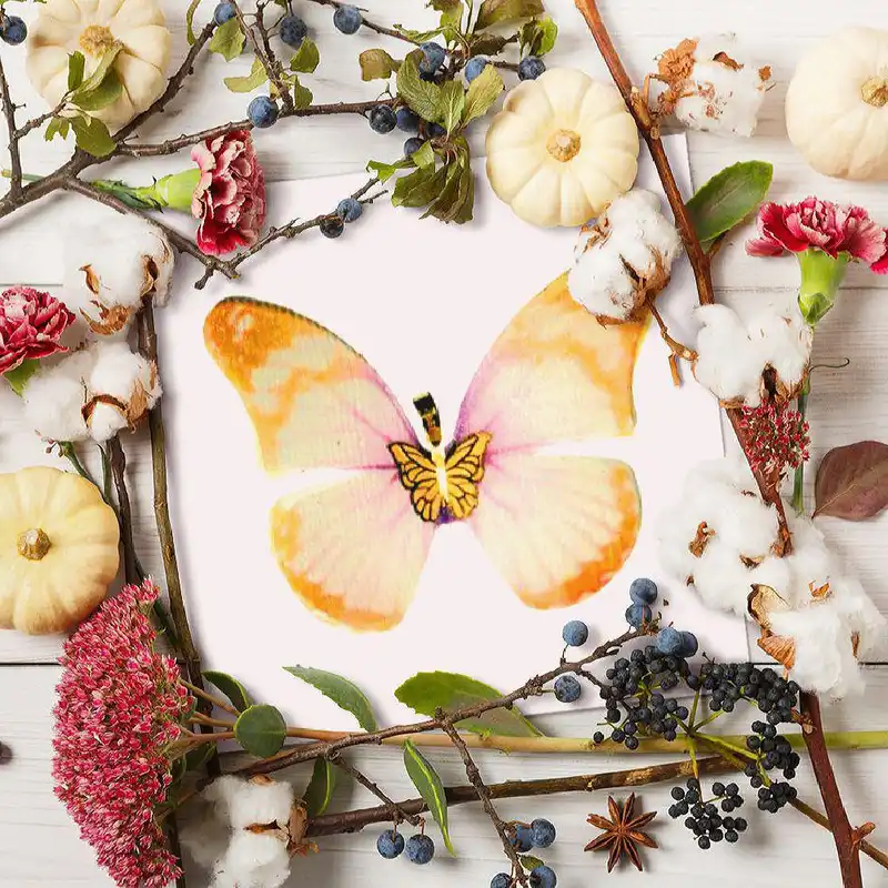 آویز گردنبند طلا 18 عیار زنانه مدل پروانه کد K010