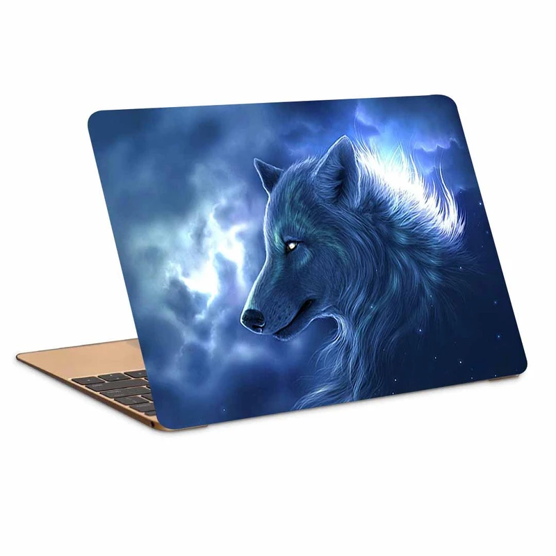 استیکر لپ تاپ طرح Wolf کد N-667 مناسب برای لپ تاپ 15.6 اینچ