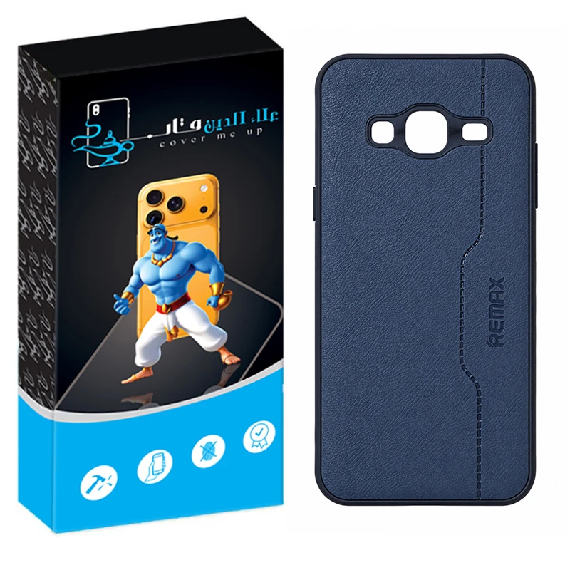 کاور علاالدین قاب مدل چرم RMX مناسب برای گوشی موبایل سامسونگ Galaxy J2