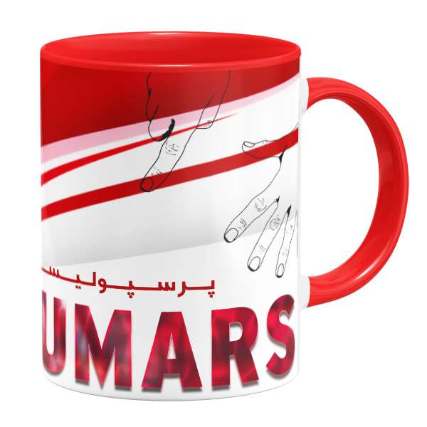 ماگ گالری وبفر مدل پرسپولیسی ام طرح کیومرث