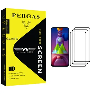 Waily Nice Pergas Glass Screen Protector For Samsung Galaxy M51 Pack Of 3
