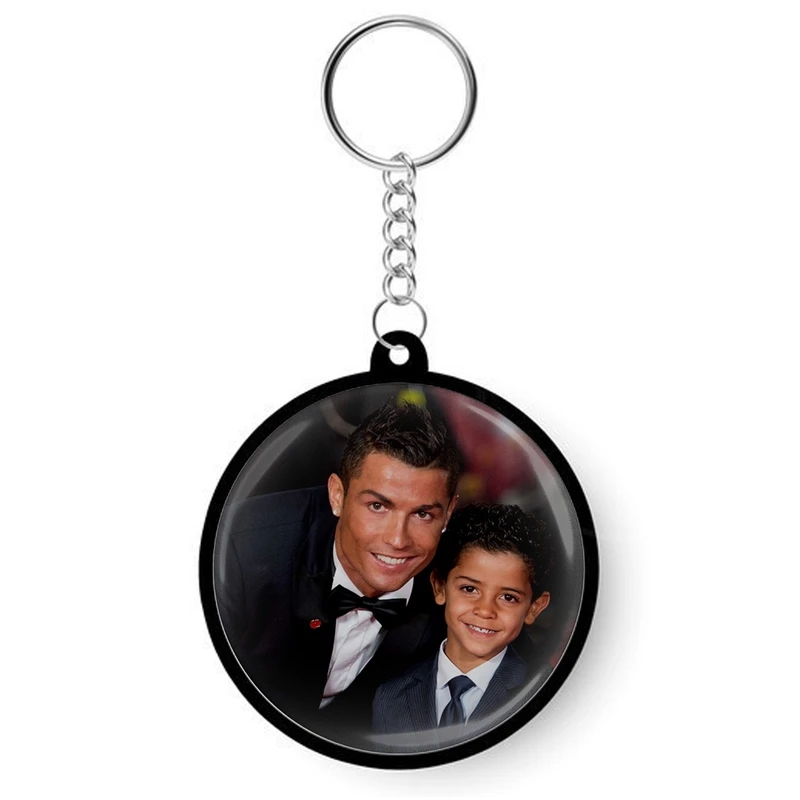 جاکلیدی مدل  دوطرفه طرح بازیکن اسطوره ای فوتبال کریستیانو رونالدو کاپیتان پرتغال کد S120