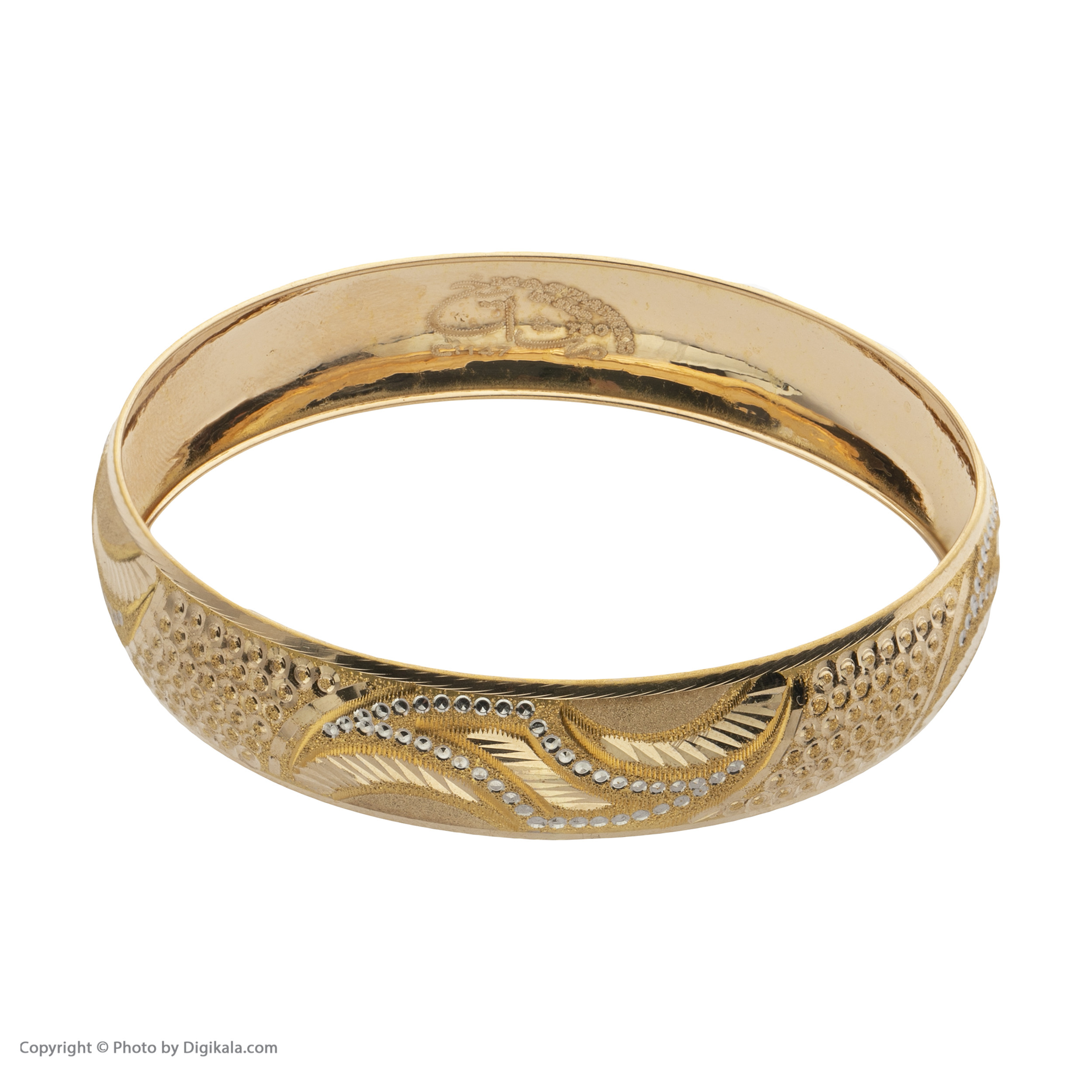 النگو طلا 18 عیار زنانه  گالری یارطلا  مدل ماه کد  AL63-G-1