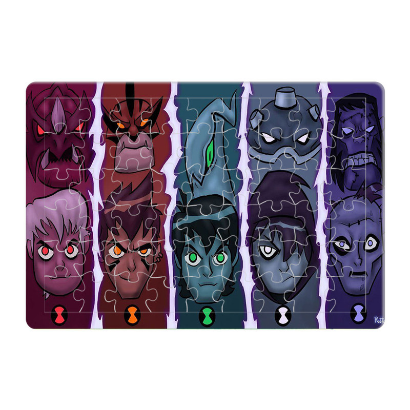 پازل 54 تکه طرح Ben10 مدل P300