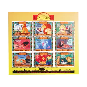 تمبر یادگاری مدل کارتونی کد B-1005 مجموعه 9 عددی