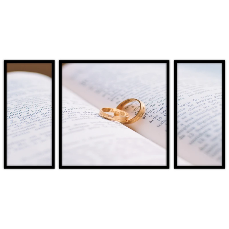 تابلو بکلیت طرح حلقه ازدواج مدل B-bu3573 مجموعه 3 عددی