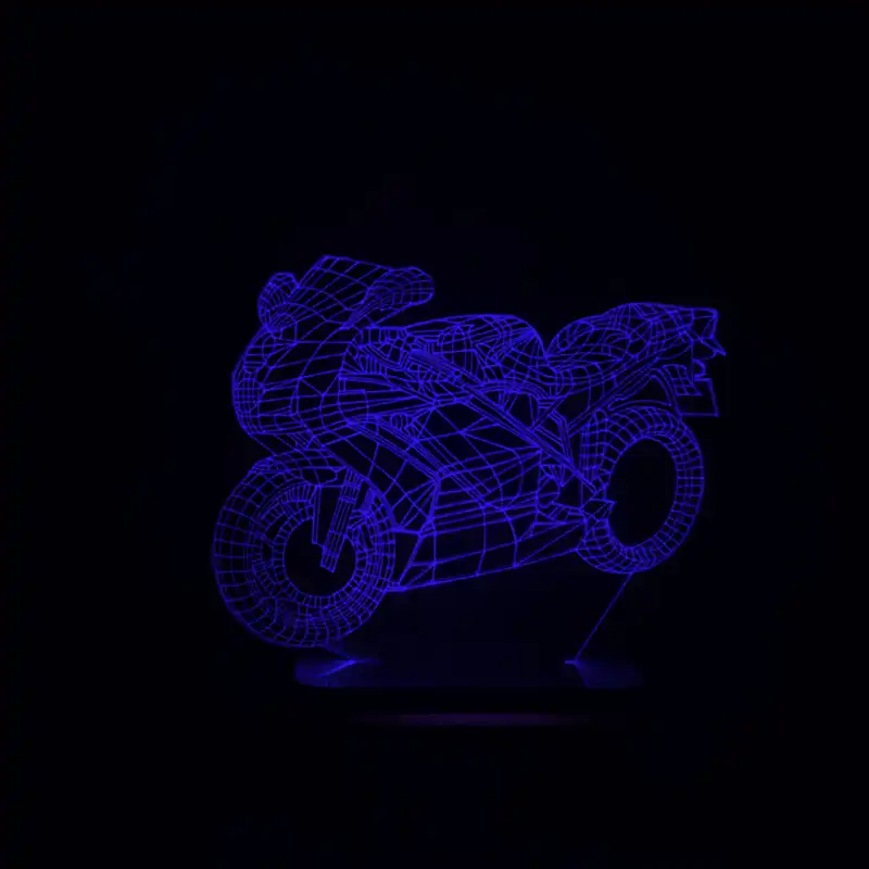 چراغ خواب طرح موتور سیکلت مدل کلید دار