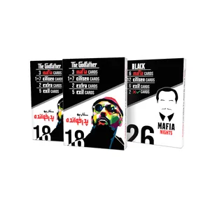  بازی فکری مدل سناریو پدرخوانده و شبهای مافیا مجموعه 3 عددی 