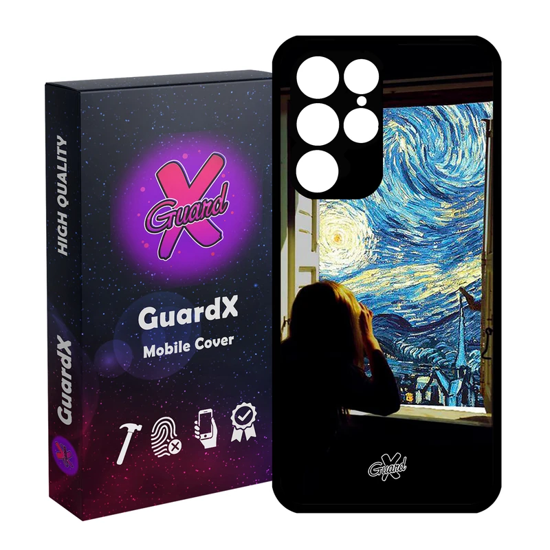 کاور گارد ایکس طرح Art مدل Glass10268 مناسب برای گوشی موبایل سامسونگ Galaxy S22 Ultra