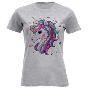 تی شرت آستین کوتاه زنانه مدل تکشاخ A26