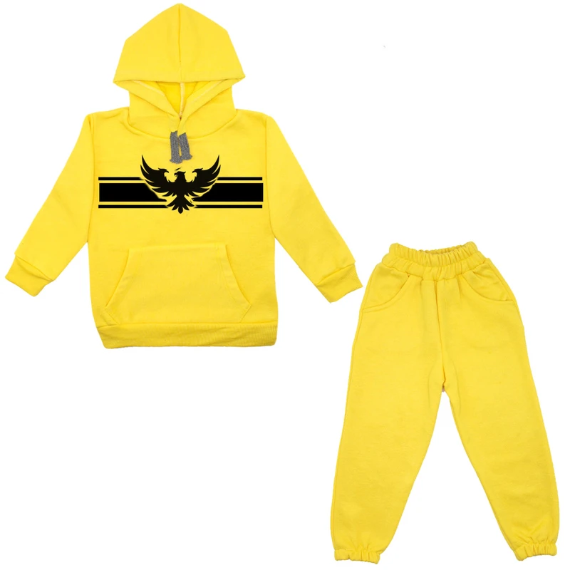 ست هودی و شلوار پسرانه مدل شاهین A36