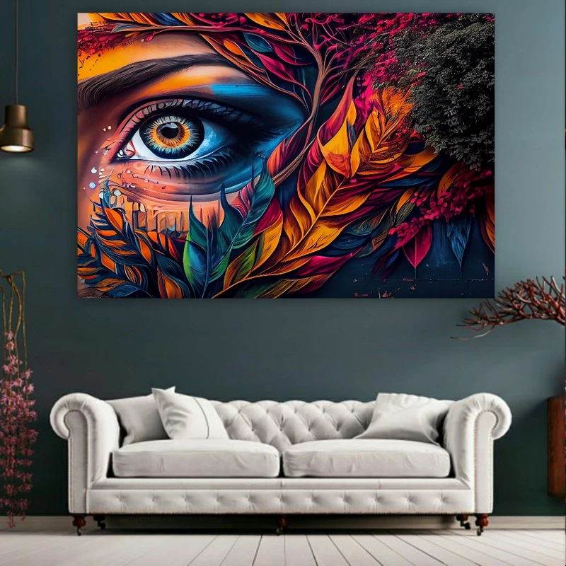 پوستر پارچه ای طرح شاین مدل چهره کد PP2544