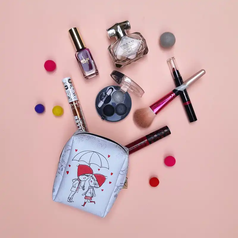 کیف لوازم آرایش زنانه مدل 009 مجموعه 3 عددی