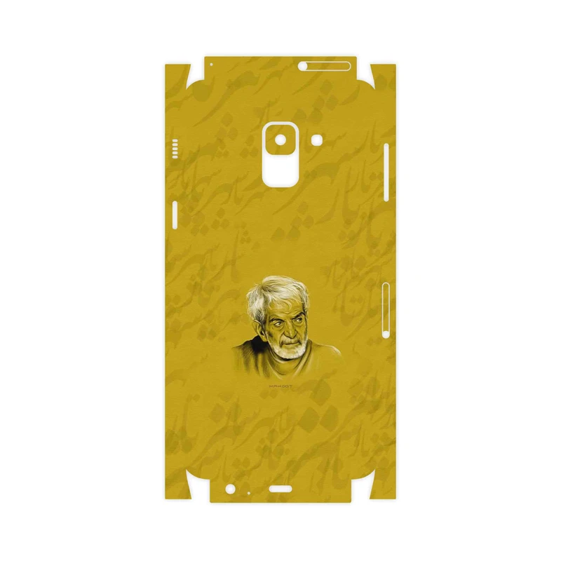 برچسب پوششی ماهوت مدل MohammadHossein Shahriar-FullSkin مناسب برای گوشی موبایل سامسونگ Galaxy A8 2018