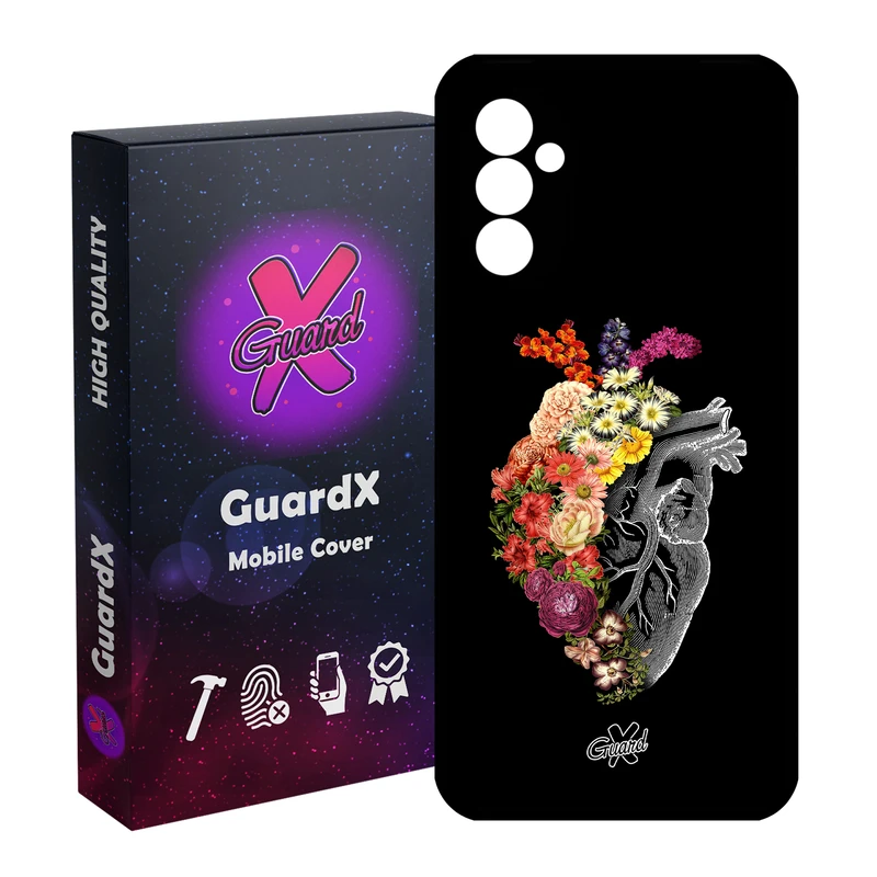 کاور گارد ایکس طرح قلب مدل Glass10216 مناسب برای گوشی موبایل سامسونگ Galaxy A34 / A34 5G