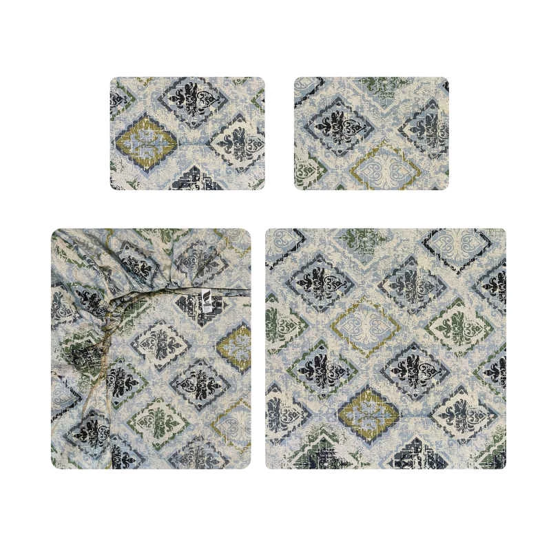 سرویس روتختی آدنو مدل هومان کد IR188 دونفره 4 تکه