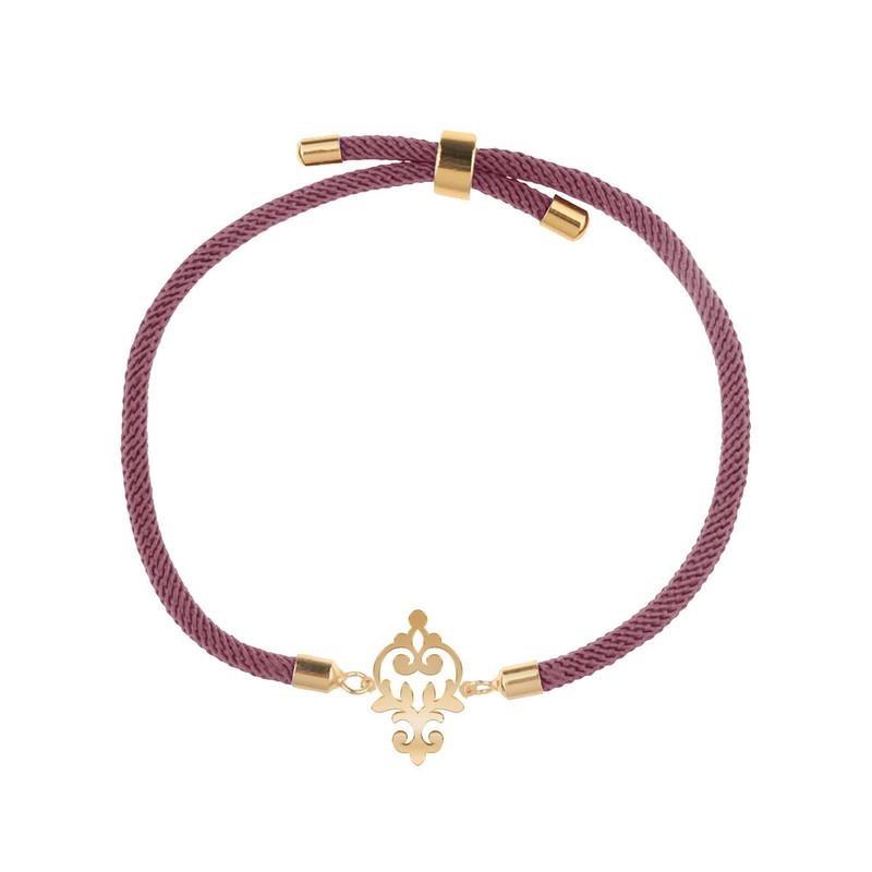 دستبند طلا 18 عیار زنانه مدوپد مدل اسلیمی کد D34-10629