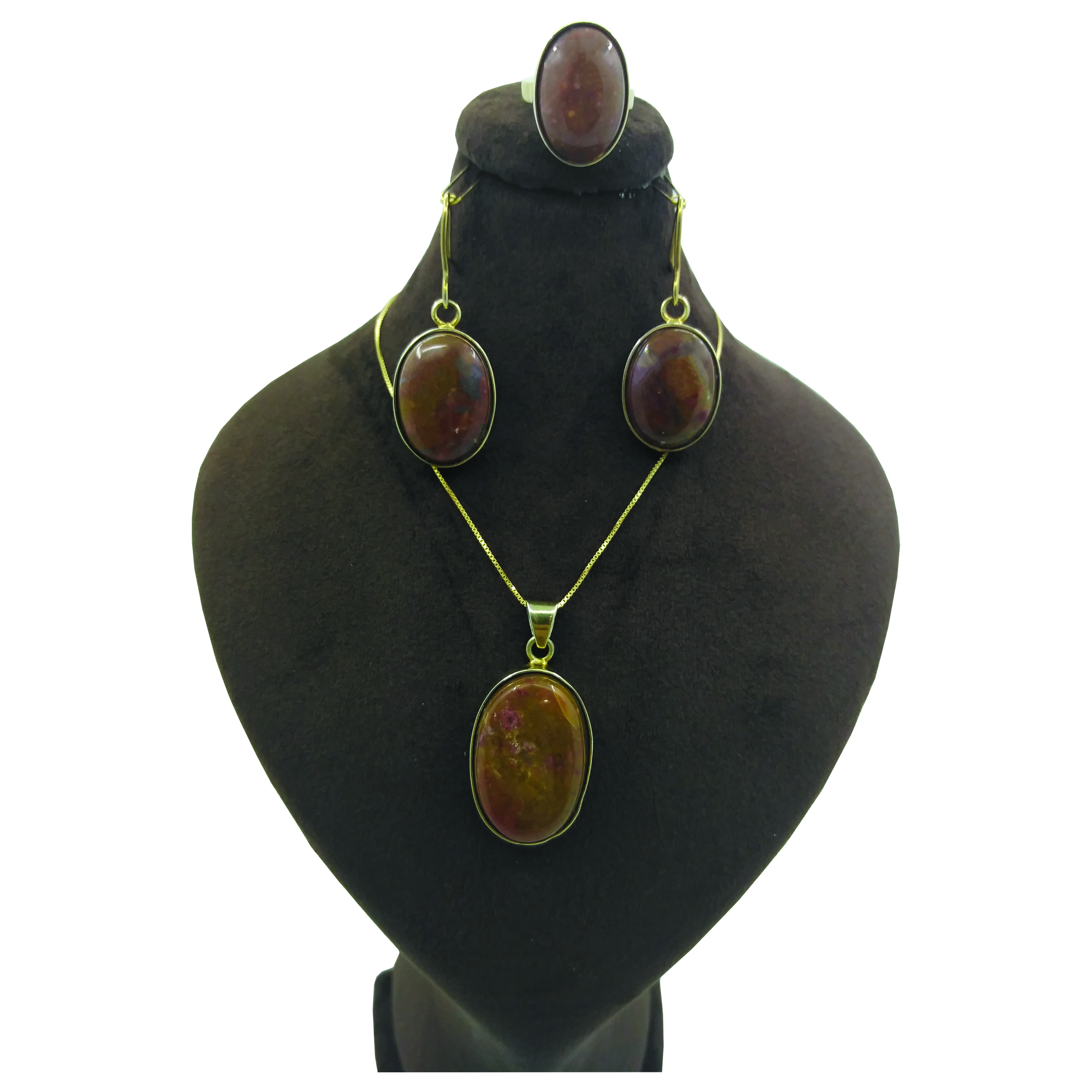 نیم ست نقره زنانه کد 0127