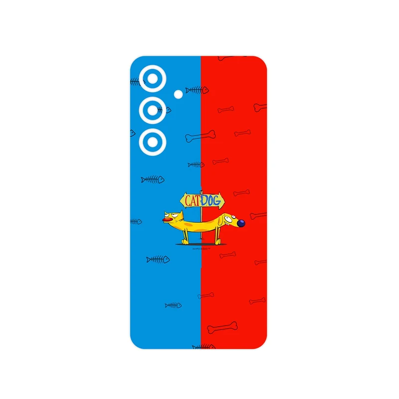 برچسب پوششی ماهوت مدل CatDog مناسب برای گوشی موبایل سامسونگ Galaxy S24 FE