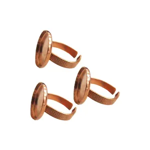 قالب انگشتر مدل مسی کد Fr717 بسته 3 عددی