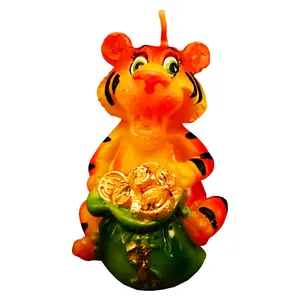 شمع مدل ببر هفت سین طرح سکه ای