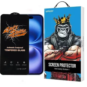 Epicoy Antistatic Dustproof Glass Screen Protector For Apple iPhone 16e / 14 / 13 Pro / 13