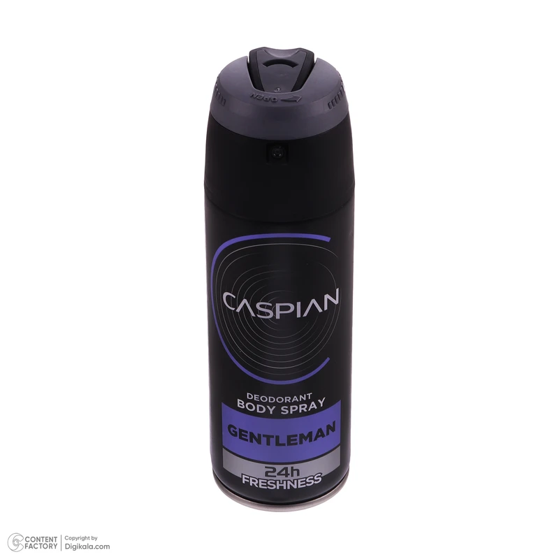 عکس شماره 4 : اسپری دئودورانت بدن مردانه کاسپین مدل gentleman حجم 150 میلی لیتر