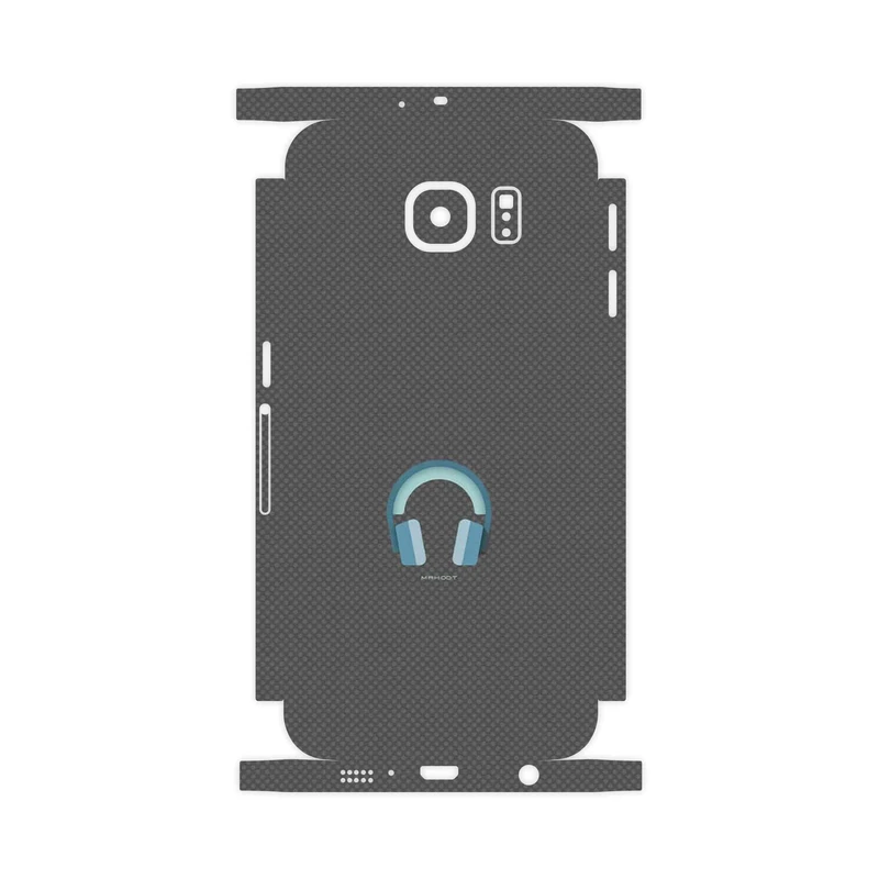 برچسب پوششی ماهوت مدل Minimal Headphone Icon-FullSkin مناسب برای گوشی موبایل سامسونگ Galaxy S6