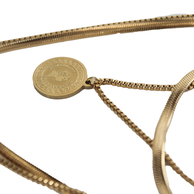 نیم ست زنانه طرح ماری و سکه