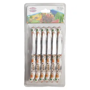 ست چاقو میوه خوری 12 پارچه ماربلا کد M6