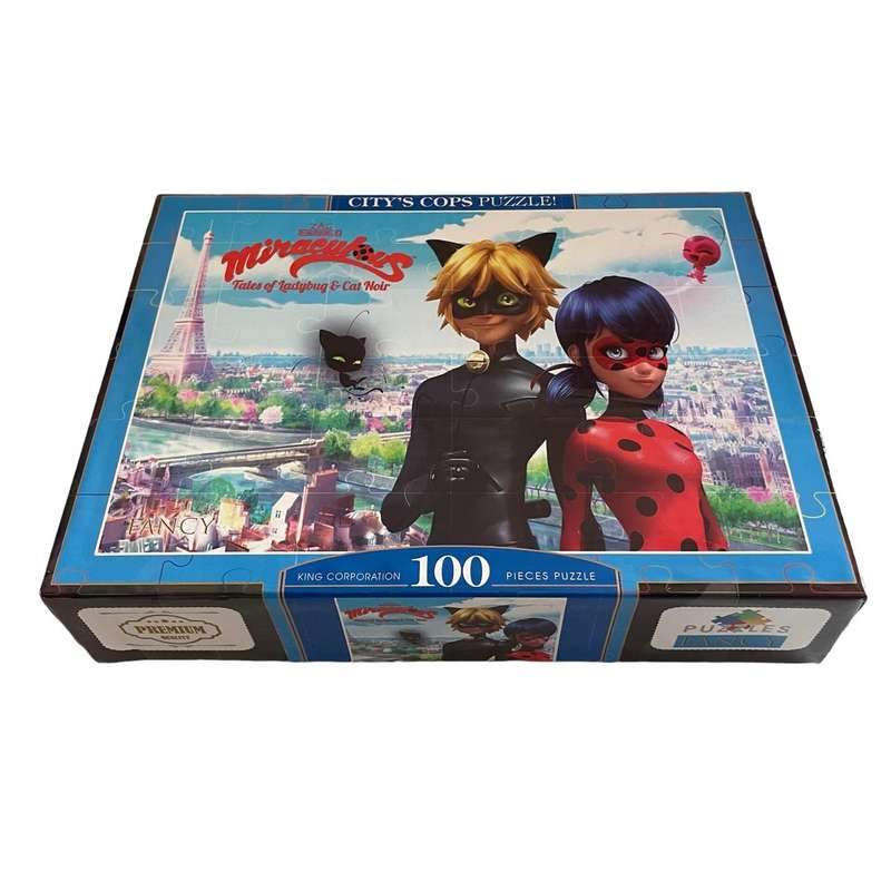 پازل 100 تکه مدل دختر کفشدوزکی