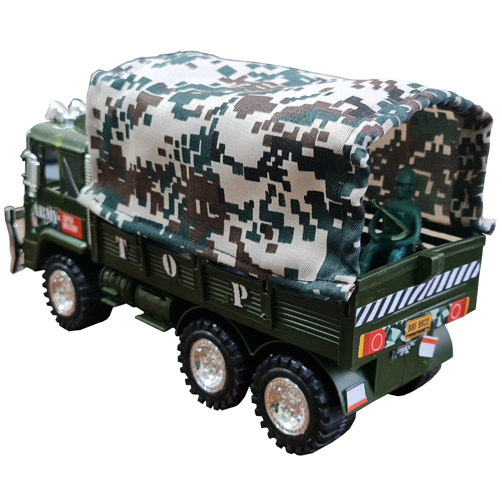 اسباب بازی جنگی مدل کامیون ارتشی حمل سربازان -  - 2