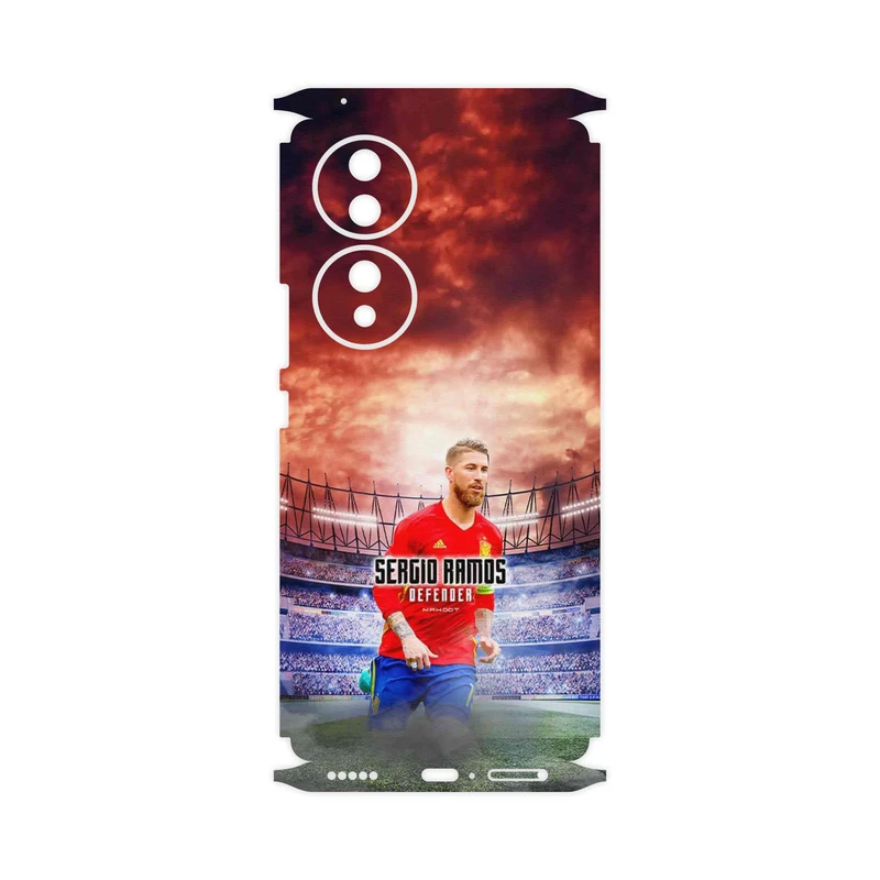 برچسب پوششی ماهوت مدل Sergio Ramos-FullSkin مناسب برای گوشی موبایل آنر 70