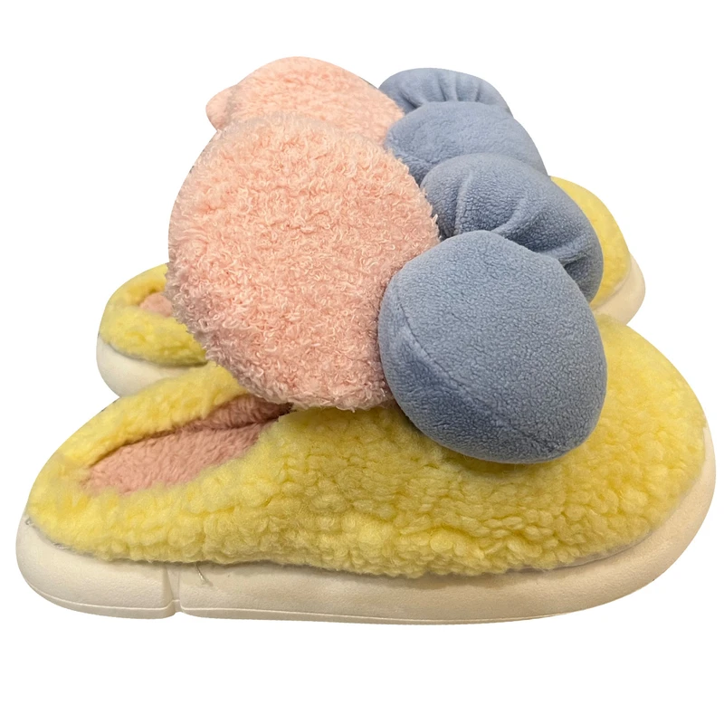 دمپایی حوله ای زنانه مدل خزدار کد 16