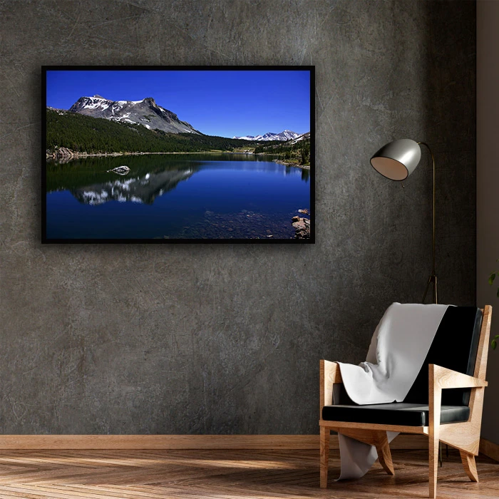 تابلو نوری بکلیت طرح کوه و دریاچه مدل B-D1861