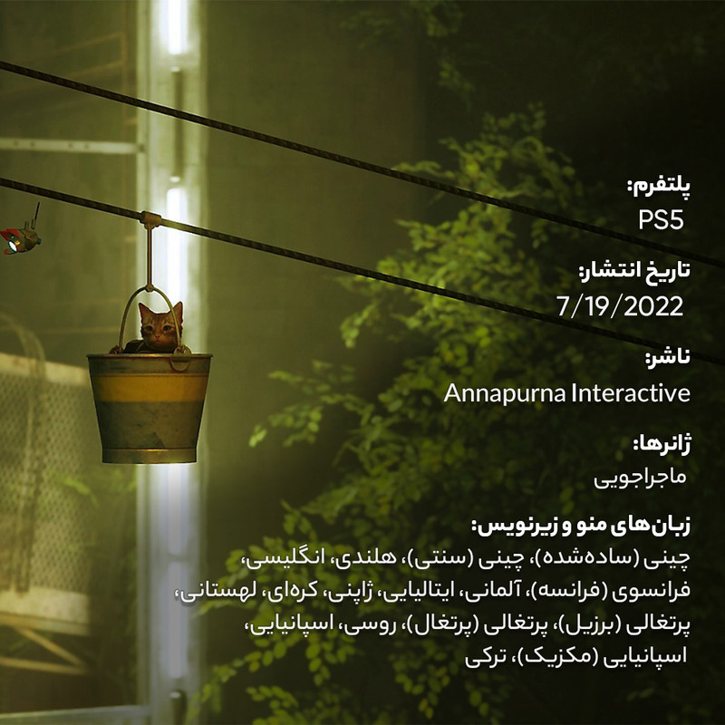 بازی Stray مخصوص PS5