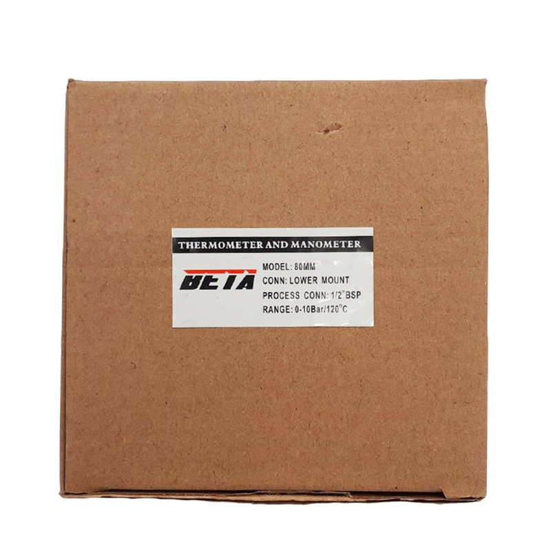 ترمومتر مانومتر بتا مدل 10bar-120C ترمومتر مانومتر بتا مدل 10bar-120C