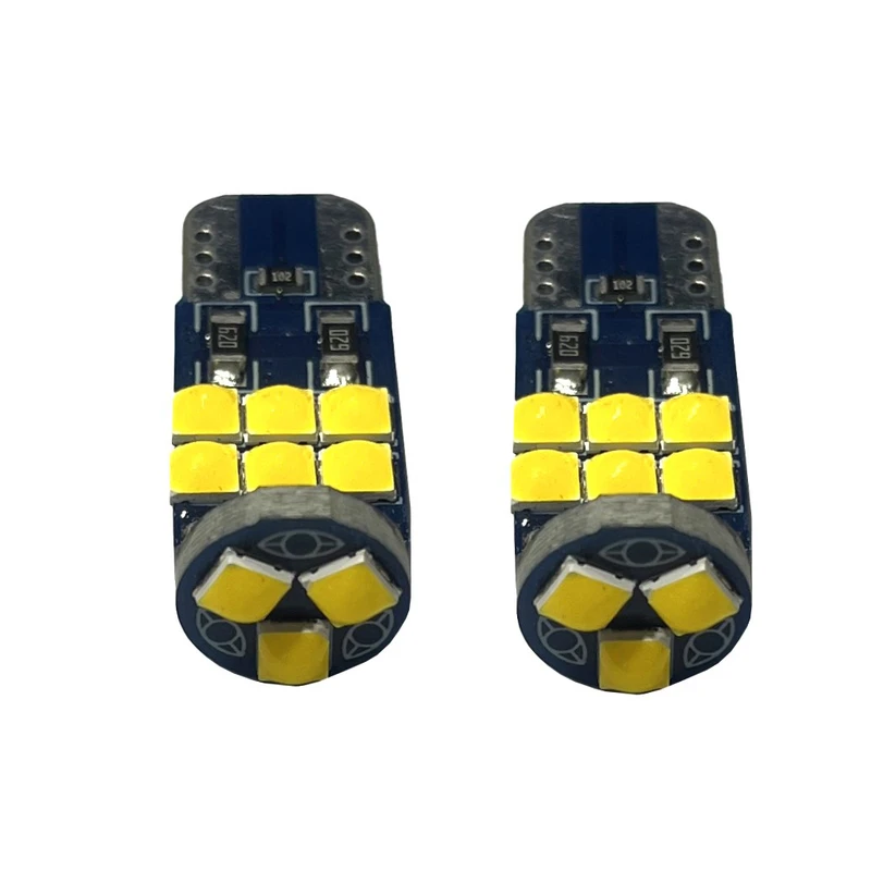 لامپ ال ای دی خودرو اف اچ دی مدل COB-15-YELLOW بسته دو عددی 