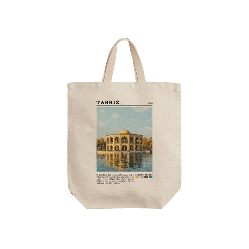 ساک خرید ترمه طراحان ایده مدل ائل گلی تبریز کد map0800 - S