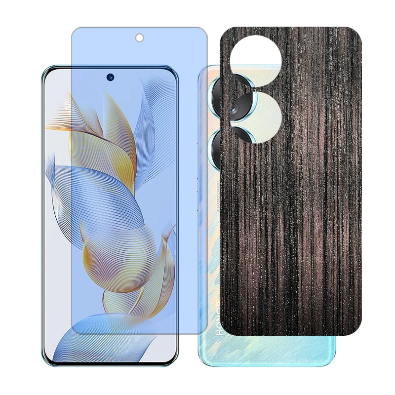 محافظ صفحه نمایش مات آنتی بلو گلس مدل Together مناسب برای گوشی موبایل آنر X9b به همراه برچسب پوششی