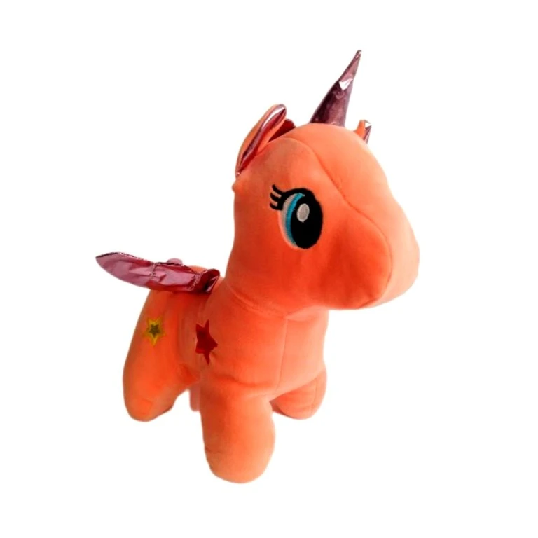 عروسک مدل یونیکورن پونی بال هولوگرامی ارتفاع 35 سانتی متر