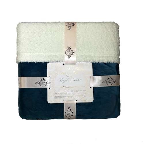 پتو رویال مدل سوپر کلاسیک طرح پر سایز 220×160 سانتی متر