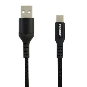 کابل تبدیل USB به USB-C پاپادا مدل PL_101 طول 1 متر