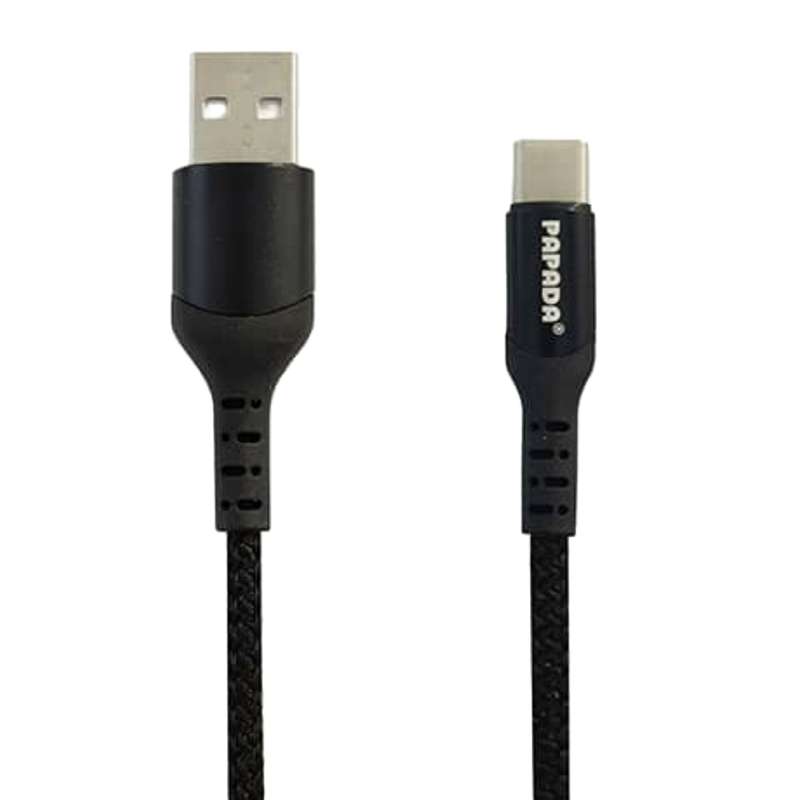 کابل تبدیل USB به USB-C پاپادا مدل PL_101 طول 1 متر