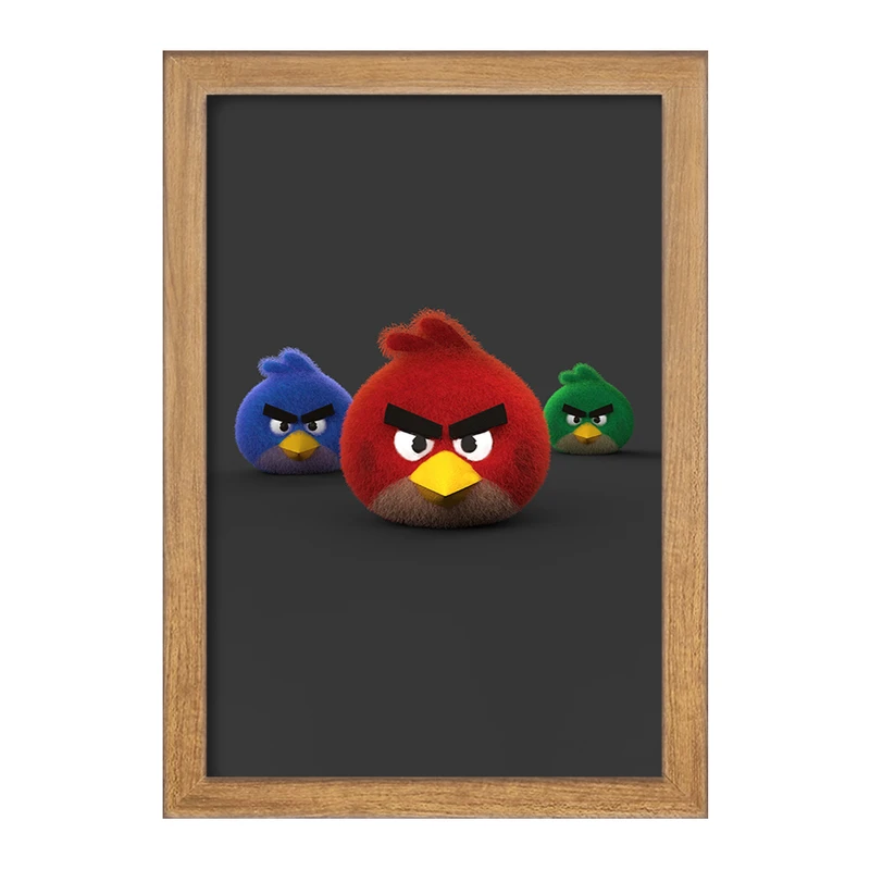 تابلو خندالو مدل پرندگان خشمگین (Angry Birds) کد F2217