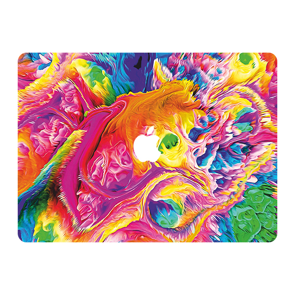 برچسب تزئینی مدل color کد 33 مناسب برای مک بوک پرو 15 اینچ